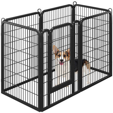 Black 2024 dog pen